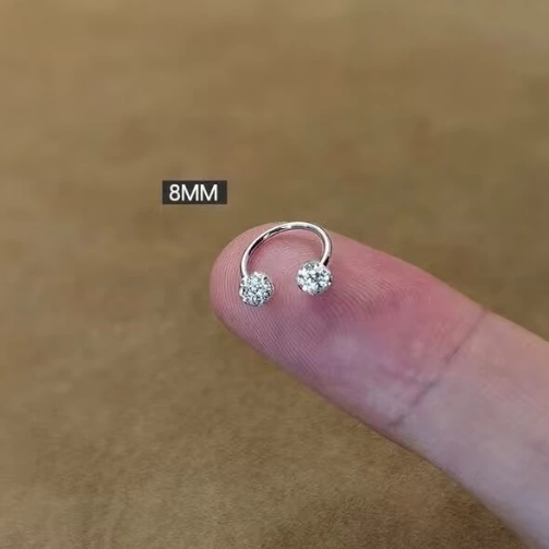 Brinco Piercing Lunaera de Aço inoxidável - Naerya