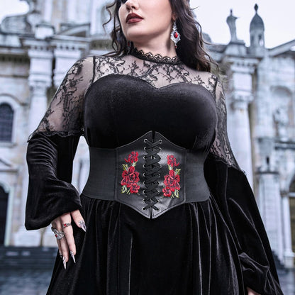 Corset Modelador Katerina Bordado com Velcro - Naerya
