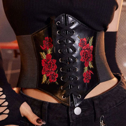 Corset Modelador Katerina Bordado com Velcro - Naerya