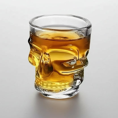 COPO de vidro de whisky/Chopp cerveja Caveira 265ml GRANDE
