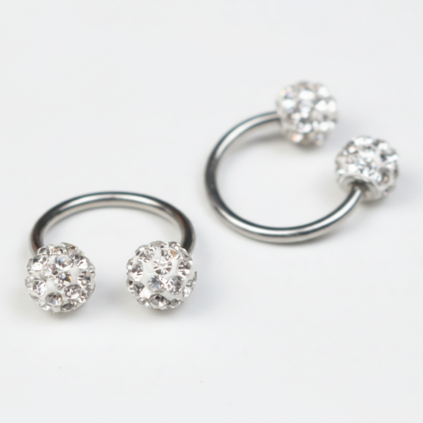 Brinco Piercing Lunaera de Aço inoxidável - Naerya
