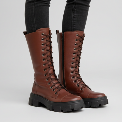 Coturno Tratorado Cano Alto - Naerya