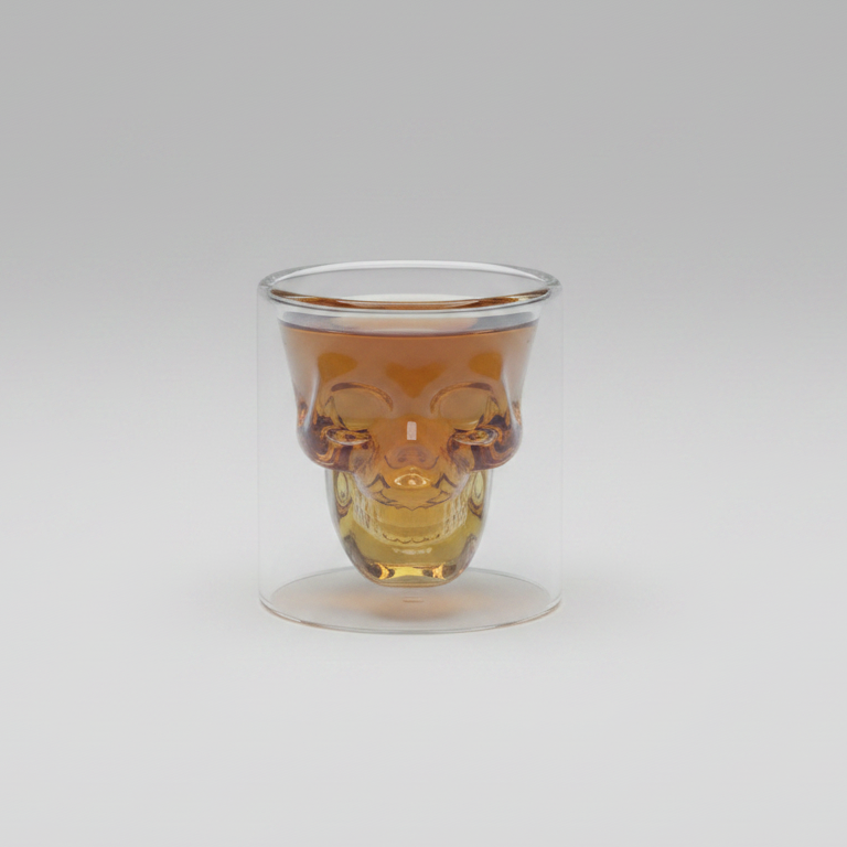 Copo Double Skull 150ml e 250ml - Naerya