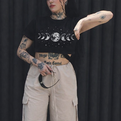 Cropped Oversized Lunar Eclipse - Naerya