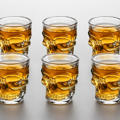 Kit de Copos Skull Glass 265ml - Naerya
