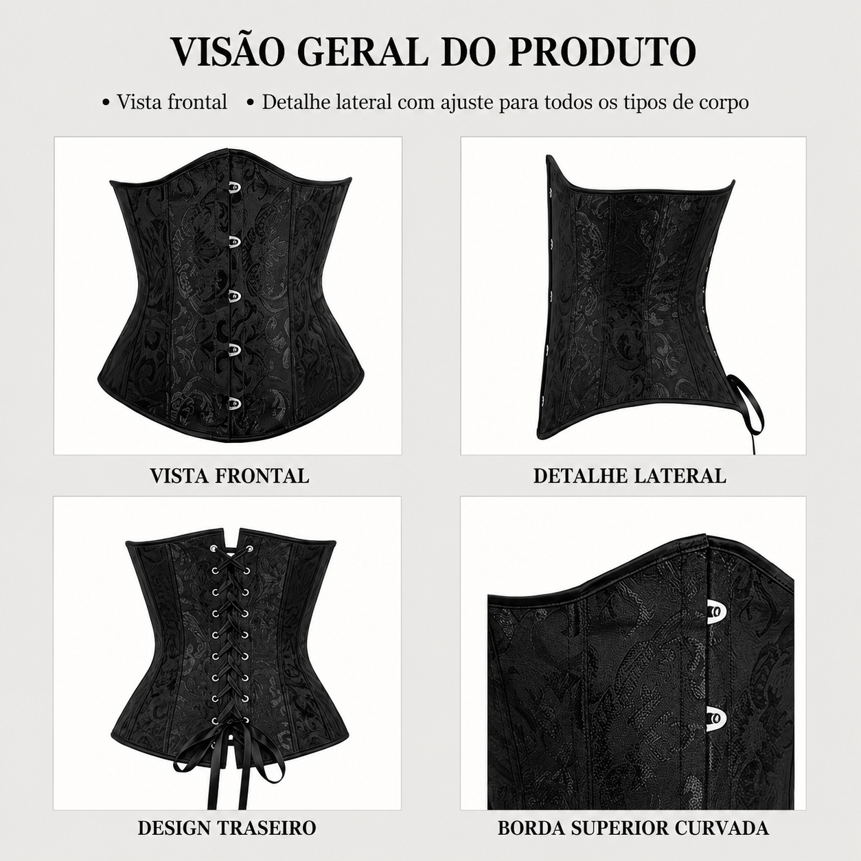 Corset Underbust Sophie Floral - Naerya