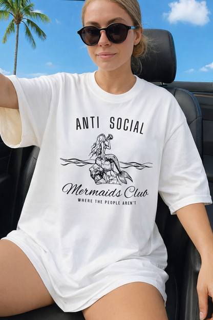 Camiseta Oversized Anti Social Club - Naerya