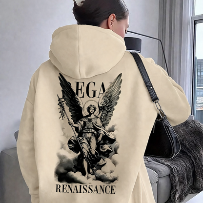 Moletom com Bolso Canguru Renaissance Angel - Naerya