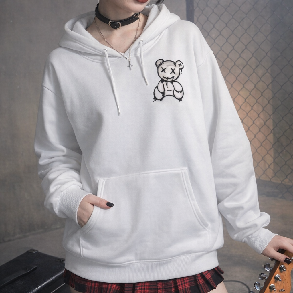 Moletom Dead Bear com Bolso Canguru - Naerya