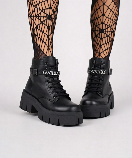 Coturno Tratorado Donatella com Corrente - Naerya