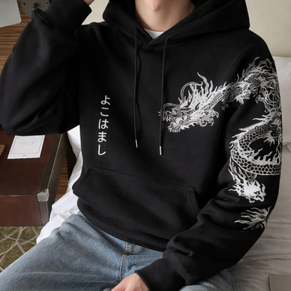 Moletom Asian Dragon com Bolso Canguru - Naerya