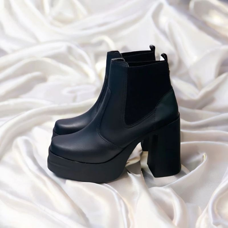 Bota Salto Bloco 9cm - Naerya