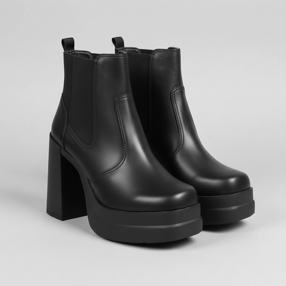 Bota Salto Bloco 9cm - Naerya