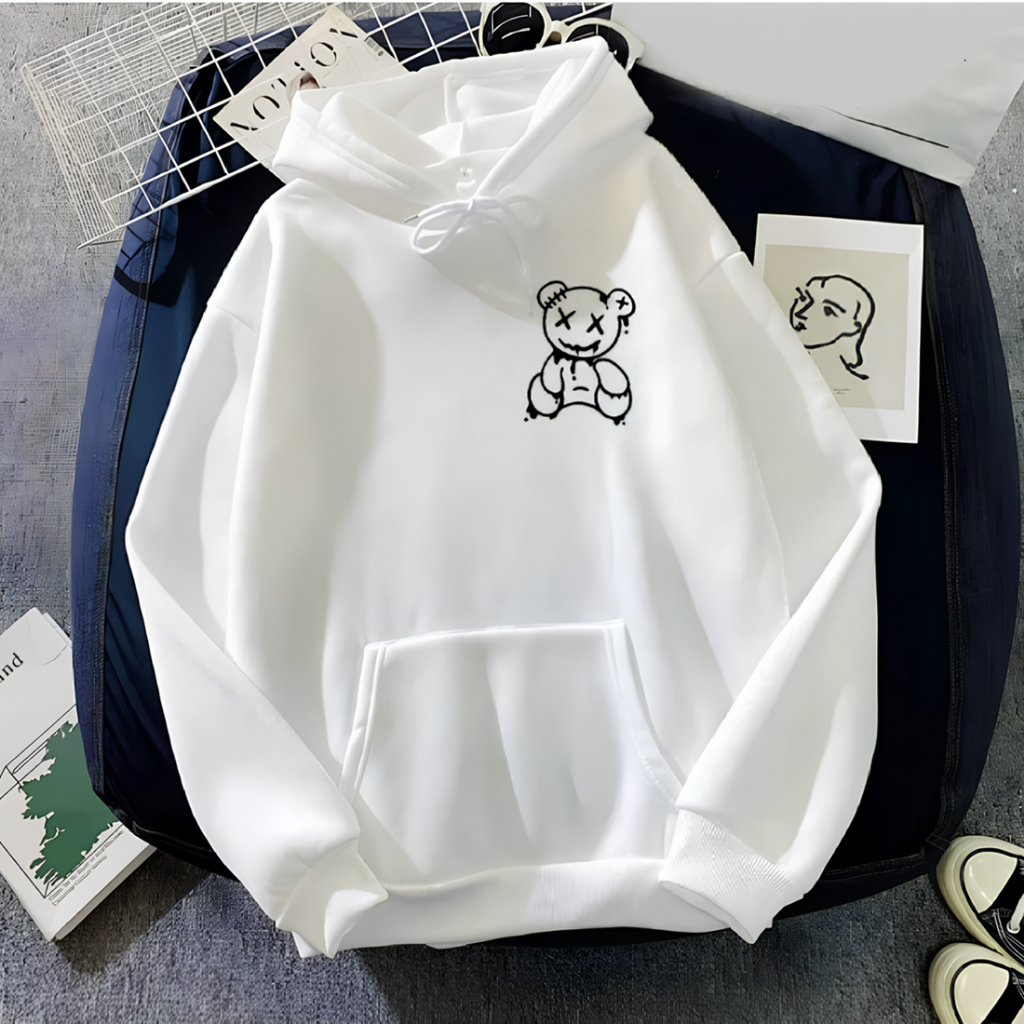 Moletom Dead Bear com Bolso Canguru - Naerya
