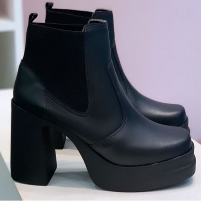 Bota Salto Bloco 9cm - Naerya
