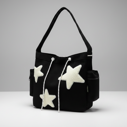 Bolsa Tote Star de Veludo - Naerya