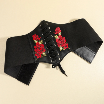 Corset Modelador Floral com Velcro - Naerya
