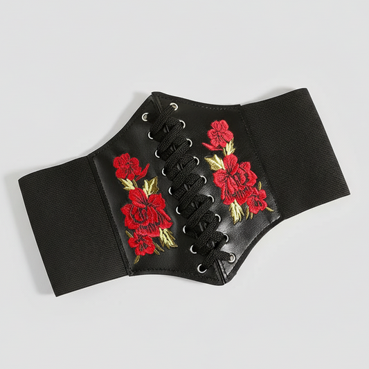 Corset Modelador Floral com Velcro - Naerya
