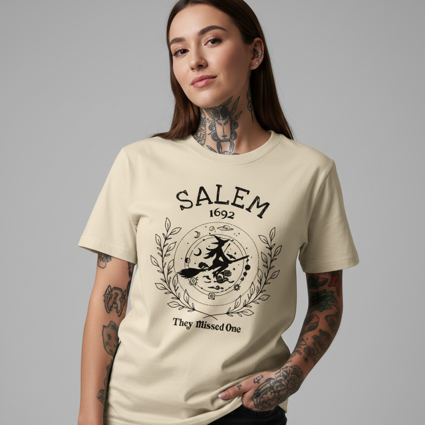 Camiseta Salem 1692 "They Missed One" - Naerya