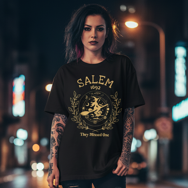 Camiseta Salem 1692 "They Missed One" - Naerya